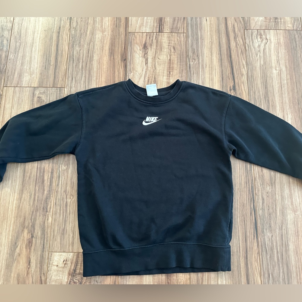 Nike Black Logo Crewneck